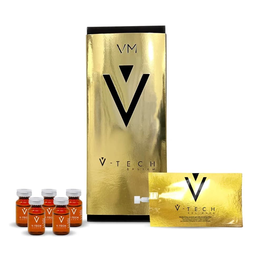 Promoitalia V-Tech System serum and gel mask products